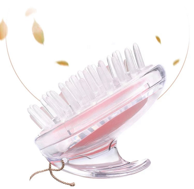 Lathering Scalp Massager - Pink